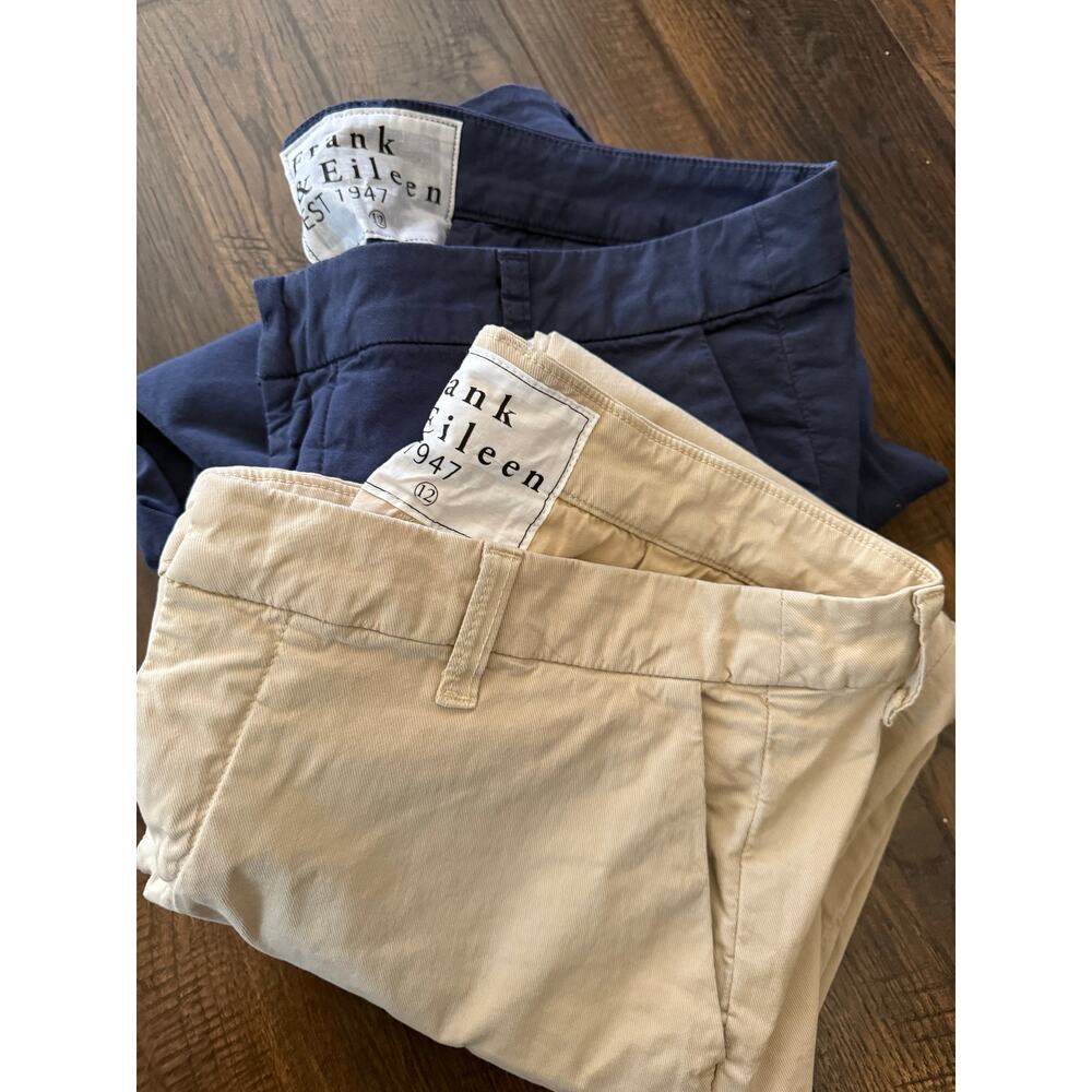 Frank & Eileen Wicklow chinos size 12 bundle set of 2